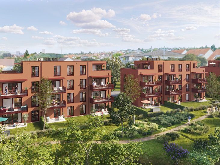 Helle 3-Zi-Wohnung mit Balkon und Blick ins Grüne- WE906